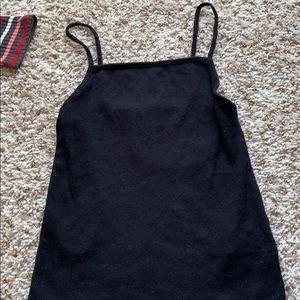 black tank top
